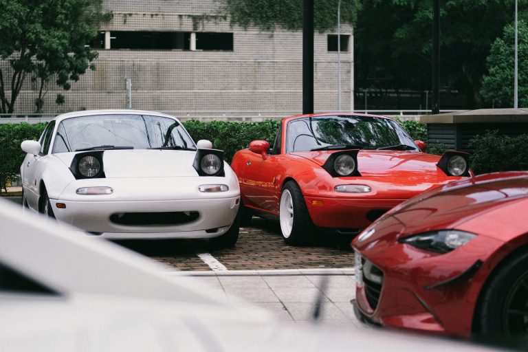 Mazda MX-5 daily driver in Malaysian traffic.